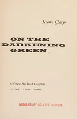 Cover of On the darkening green