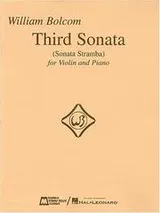 Cover of Third Sonata (Sonata Stramba) for Violin and Piano