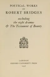 Cover of POETICAL WORKS