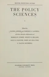 Cover of The Policy Sciences