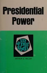 Cover of Presidential power in a nutshell