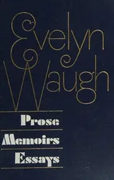 Cover of Prose Memoirs Essays