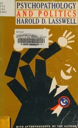 Cover of Psychopathology and Politics