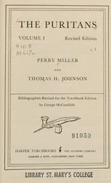 Cover of The Puritans Volume I Revised Edition