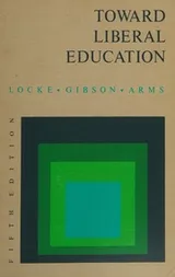 Cover of Readings for liberal education