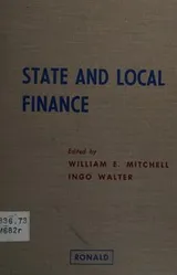Cover of Readings in state and local finance