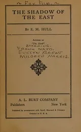 Cover of The shadow of the east 1921 [Hardcover]