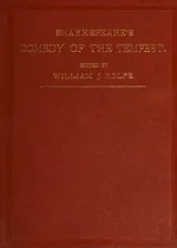 Cover of The Tempest. A Concordance to the Text of the First Folio