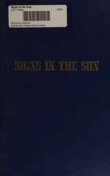 Cover of Signs in the Son