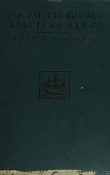 Cover of Social problems and education