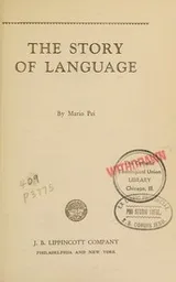 Cover of The story  of language