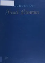 Cover of A Survey of French Literature in the Nineteenth and Twentieth Centuries
