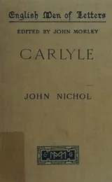 Cover of Thomas Carlyle, (English men of letters)