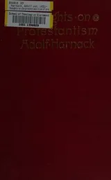 Cover of Thoughts on the present position of Protestantism