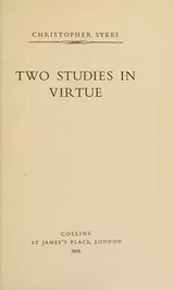 Cover of Two studies in virtue