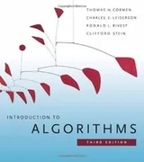 Cover of Introduction to Algorithms third Edition by Cormen, Thomas H.; Leiserson, Charles E.; Rivest, Ronald L.; published by The MIT Press Hardcover