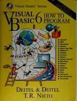 Cover of Visual Basic 6 how to program