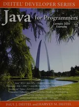Cover of Java for programmers