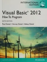 Cover of Visual Basic 2012 How to Program