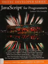 Cover of JavaScript for programmers