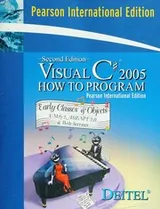 Cover of Visual C# 2005 How to Program