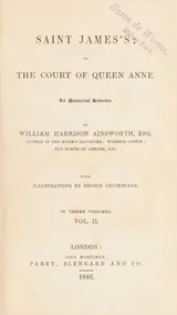 Cover of Saint James's, or, The court of Queen Anne