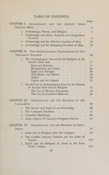 Cover of Archaelogy and the Religion of Israel
