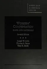 Cover of Workers' Compensation Cases and Materials