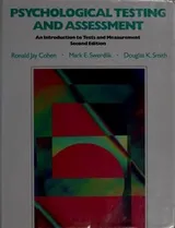 Cover of Psychological testing and assessment