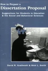 Cover of How to Prepare a Dissertation Proposal