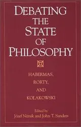 Cover of Debating the state of philosophy