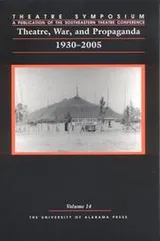 Cover of Theatre, War, and Propaganda: 1930-2005