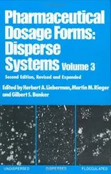 Cover of Pharmaceutical dosage forms-- disperse systems