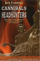 Cover of Jack London's tales of cannibals and headhunters