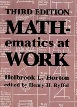 Cover of Mathematics at work