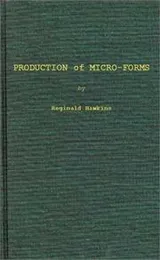 Cover of Production of micro-forms