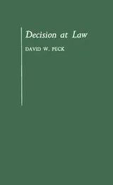Cover of Decision at law