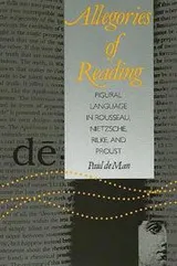 Cover of Allegories of Reading