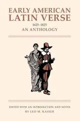 Cover of Early American Latin Verse, 1625-1825