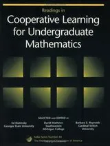 Cover of Readings in cooperative learning for undergraduate mathematics