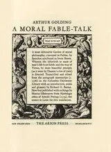 Cover of A Moral Fable Talk