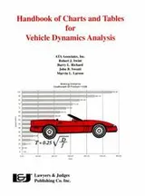 Cover of Handbook of charts and tables for vehicle dynamics analysis