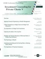 Cover of Investment counseling for private clients V