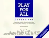 Cover of Play for all guidelines