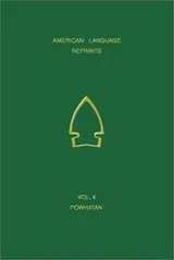 Cover of A vocabulary of Powhatan