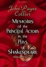 Cover of Memoirs of the principal actors in the plays of Shakespeare