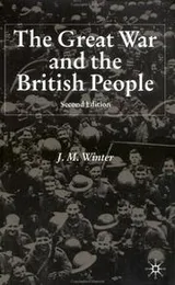 Cover of The great war and the British people