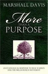 Cover of More Than A Purpose, An Evangelical Response to Rick Warren and the Megachurch Movement