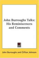 Cover of John Burroughs Talks