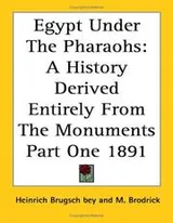 Cover of Egypt under the Pharaohs